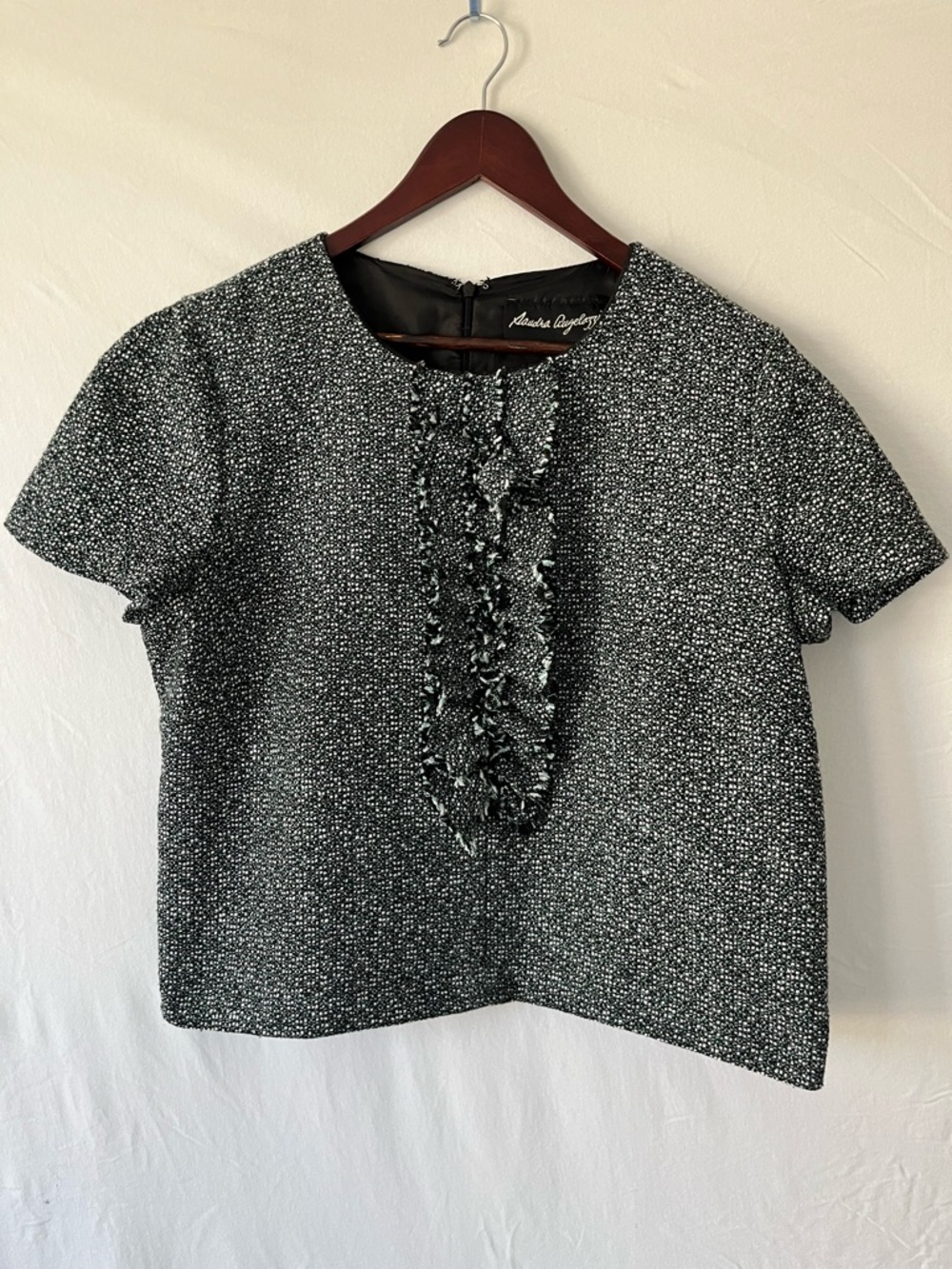 Sandra Angelozzi Tweed top - Picture 2 of 6